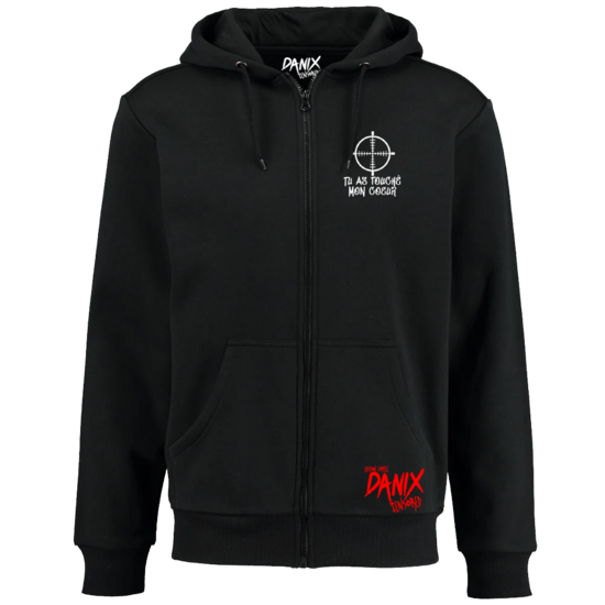 Veste à capuche Tu as touché mon coeur